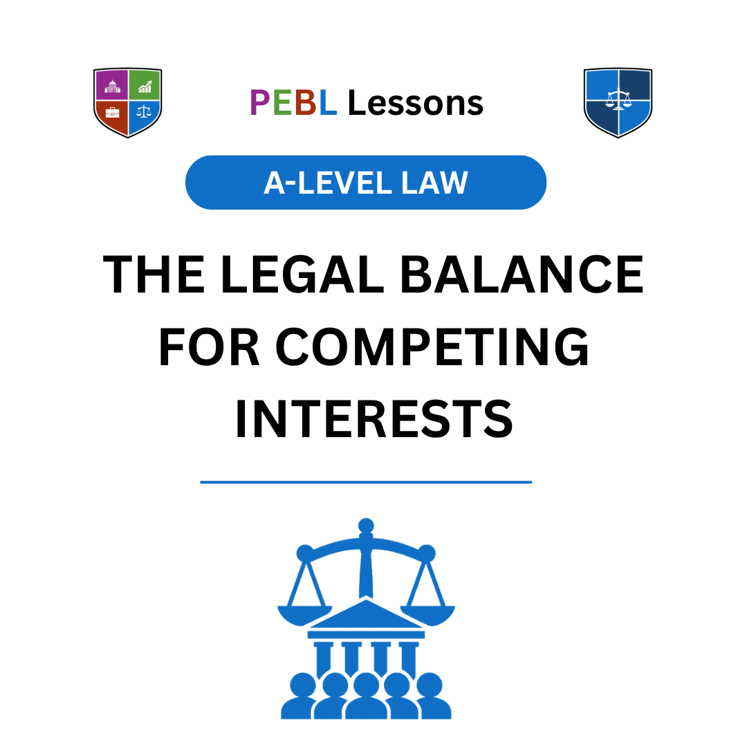 The Legal Balance for Competing Interests
