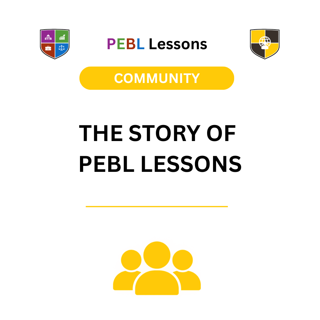The Story Behind PEBL Lessons
