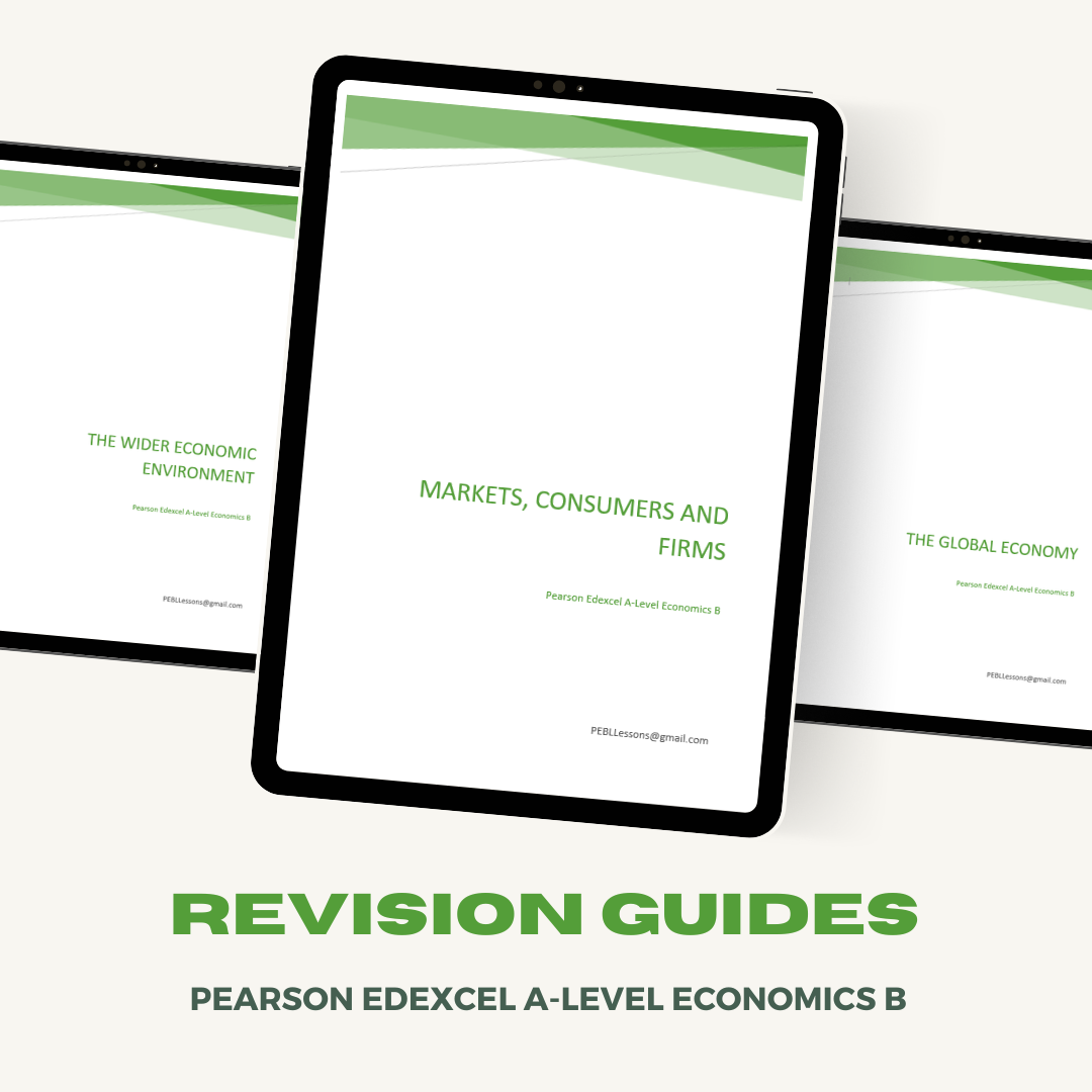 Pearson Edexcel A-Level Economics B Revision Guides – PEBLLessons