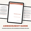 Pearson Edexcel BTEC Business Extended Diploma Assignment Guide | Managing an Event