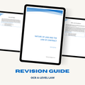 OCR A-Level Law Revision Guide | Nature of Law and the Law of Contract