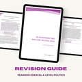 Pearson Edexcel A-Level Politics Revision Guide | UK Government and Non-Core Political Ideas