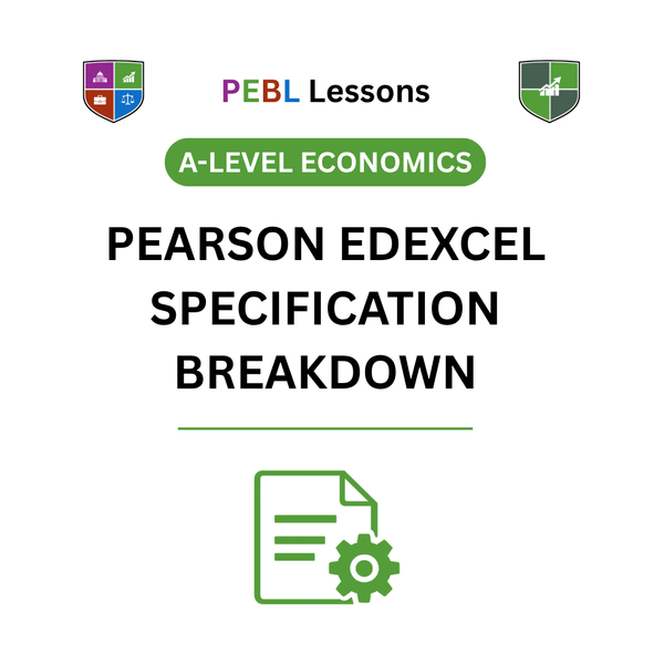 Pearson Edexcel A-Level Economics B