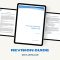 OCR A-Level Law Revision Guide | The Legal System and Criminal Law