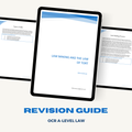 OCR A-Level Law Revision Guide | Law Making and the Law of Tort