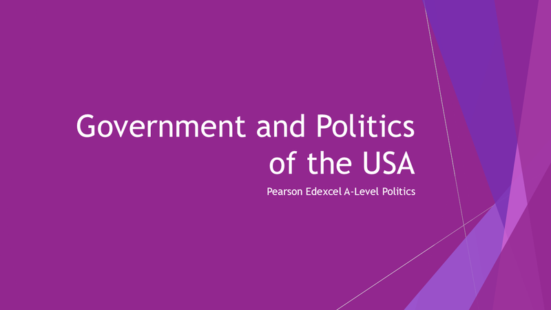 Government and Politics of the USA