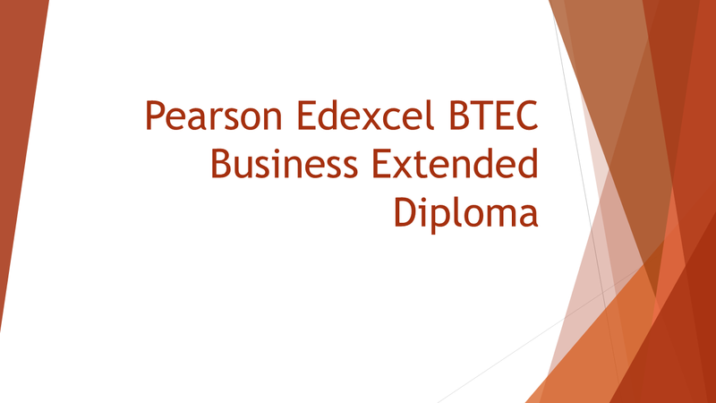 Pearson Edexcel BTEC Business Extended Diploma | YouTube Playlist