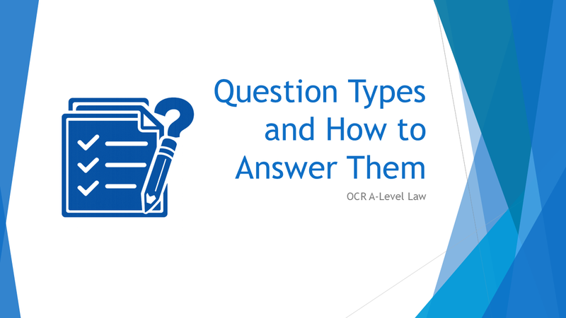 Question Types and How to Answer Them